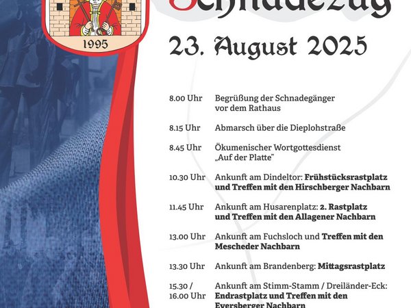 Volles Programm beim Schnadezug Warstein: 