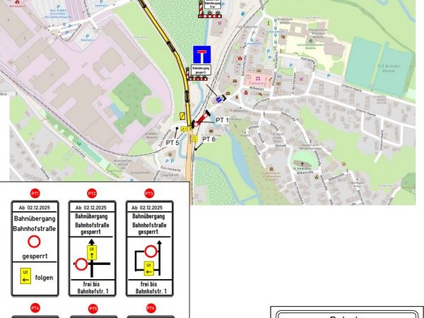 Sanierung des Bahnübergangs in Belecke: 