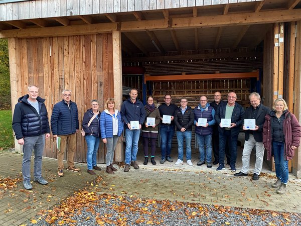 Überreichung Leader Plakatten