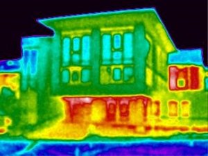 Thermografie-Aufnahme des Rathauses in Warstein