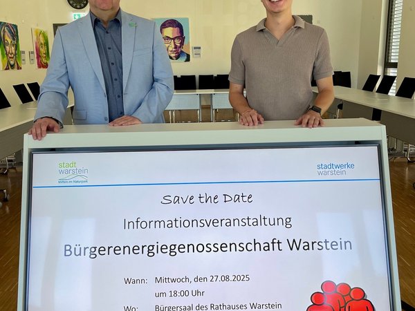 Geplante Gründung einer Bürgerenergiegenossenschaft: 
