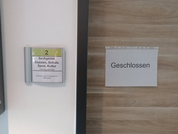 Wohngeldstelle der Stadt Warstein kurzzeitig geschlossen