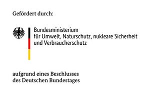Förderlogo des Bundesamtes für Umwelt, Naturschutz, nukleare Sicherheit und Verbraucherschutz