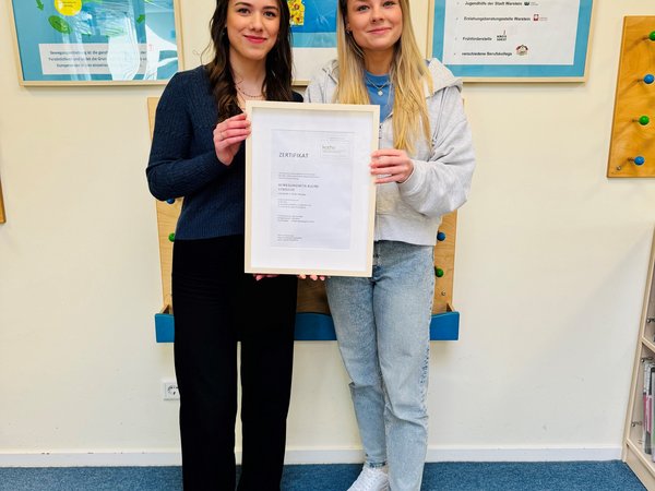 Berufspraktikantin im dualen Bachelorstudiengang „Kindheitspädagogik“: 