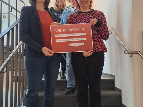 Spende für das Gewaltschutzzentrum für den Kreis Soest: 