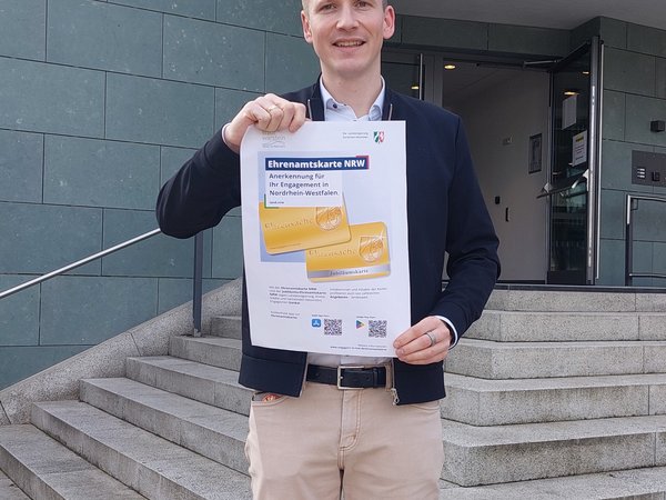 Ehrenamtskarte schon ab 200 Stunden ehrenamtlicher Arbeit jährlich: 