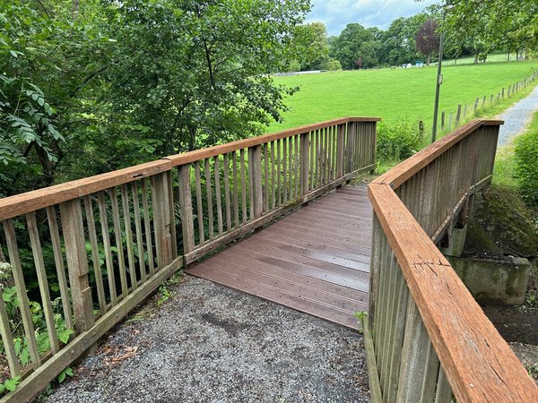 Fußgängerbrücke Niederbergheim: 