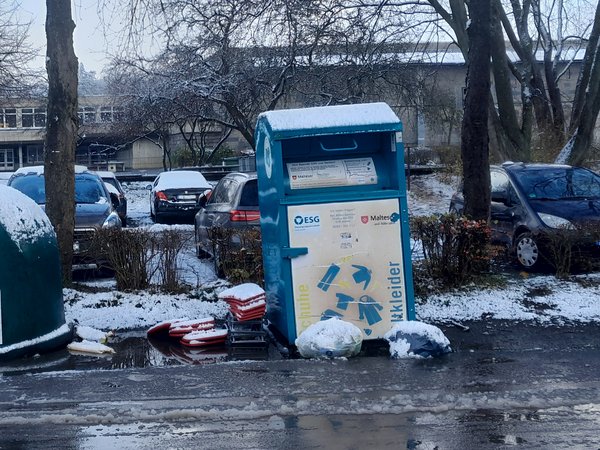 Vorerst keine Altkleider-Sammlung: 