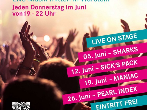 Plakat zur Veranstaltung "Warstein Live"