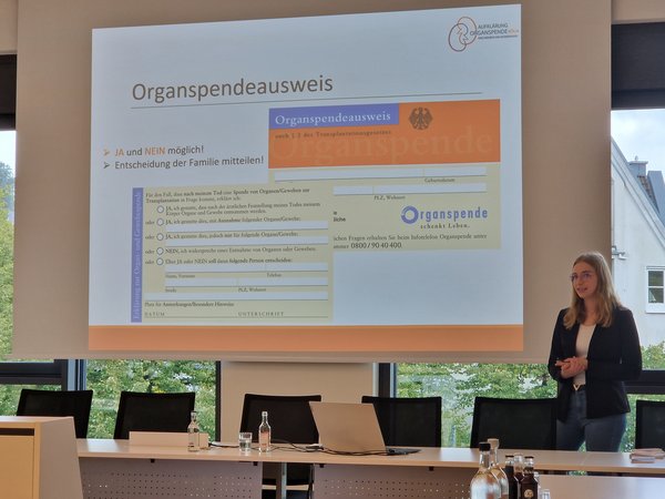 Vortrag Organspende