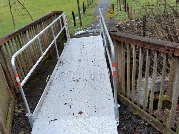 Sanierung Fußgängerbrücke Niederbergheim