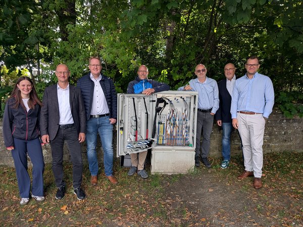 Inbetriebnahme des Glasfasernetzes in Hirschberg: 