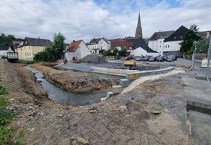 Blick auf das betroffene Gelände, Foto: Stadt Warstein