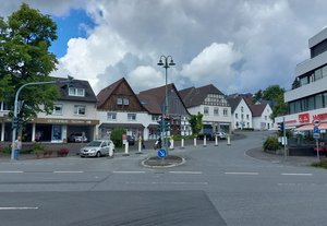 Blick auf die Ampelanlage auf der betroffenen Kreuzung, Foto: Annika Schüler