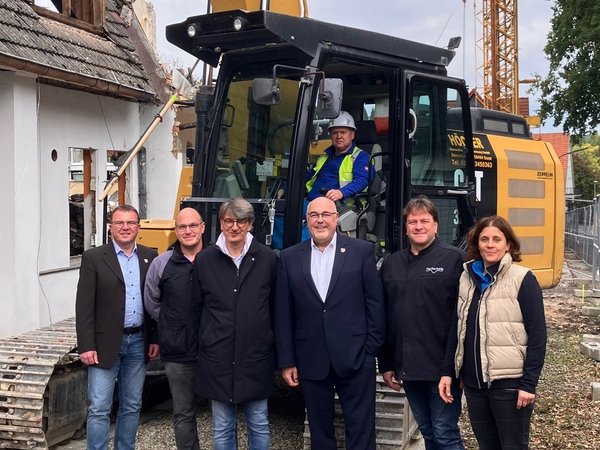 Abbrucharbeiten in der Talstraße