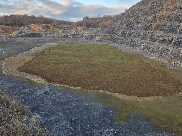 Fertiggestellte Startfläche „Hillenberg“