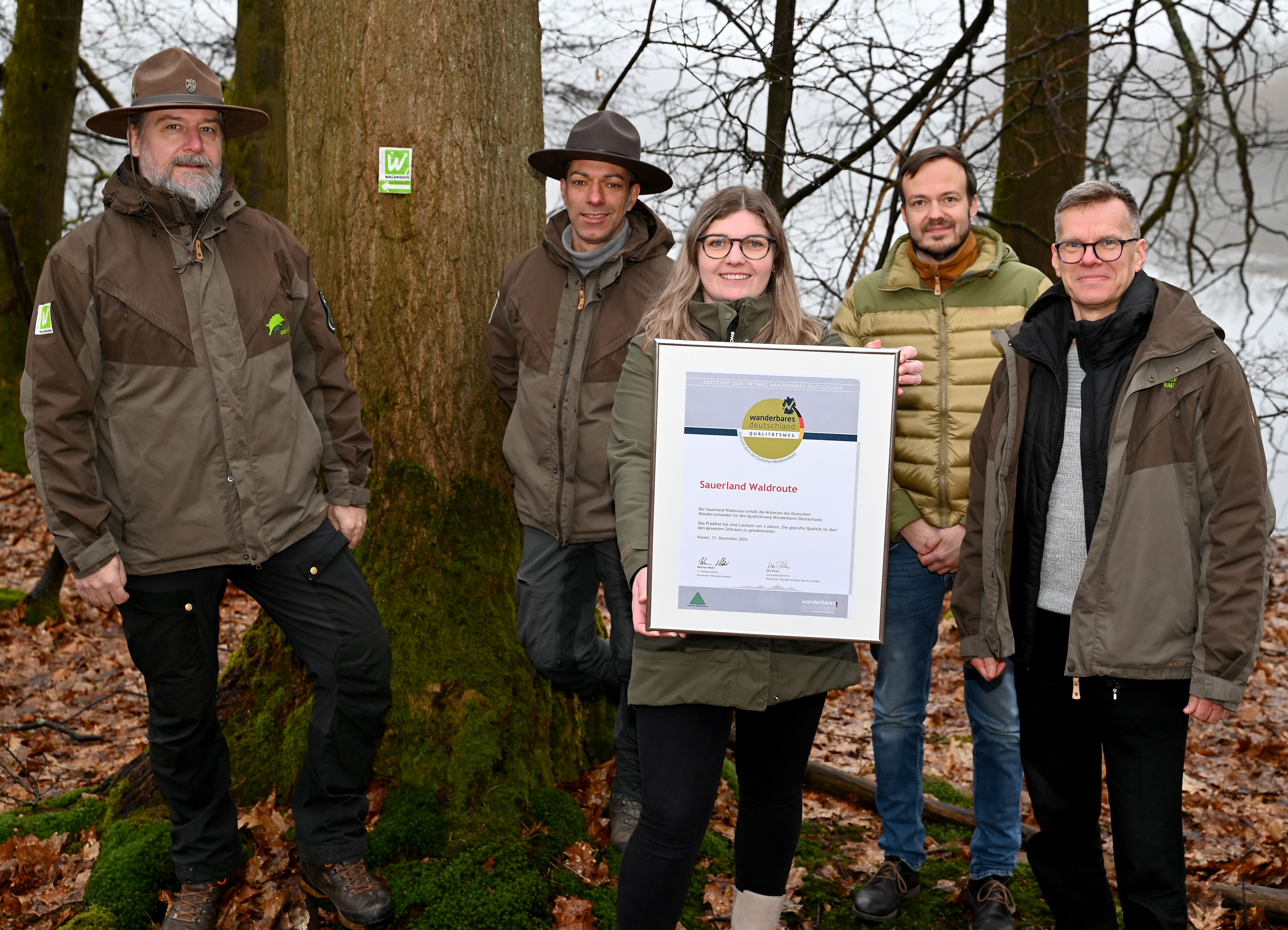 Rezertifizierung für Sauerland Waldroute: 