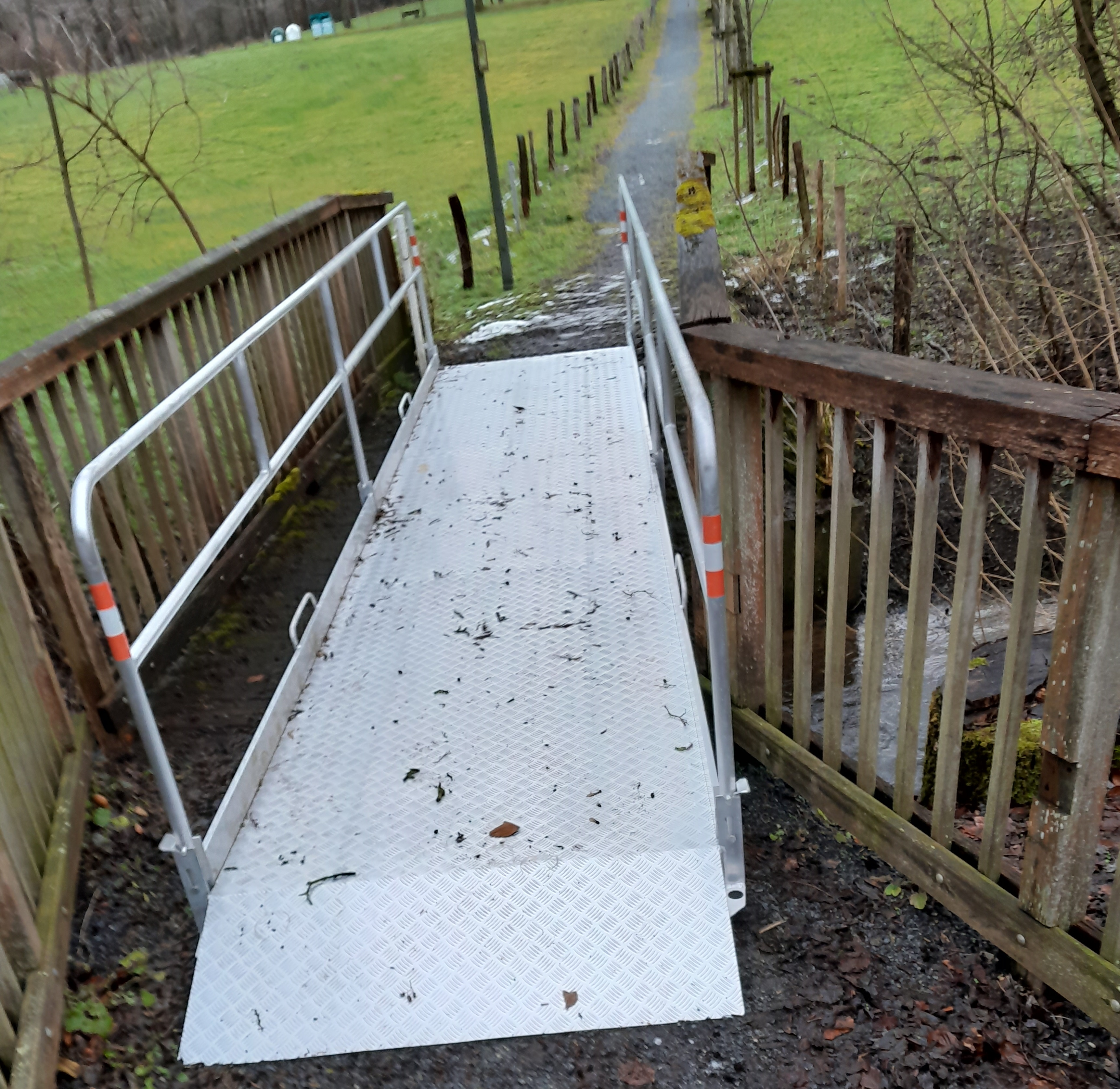 Sanierung Fußgängerbrücke Niederbergheim