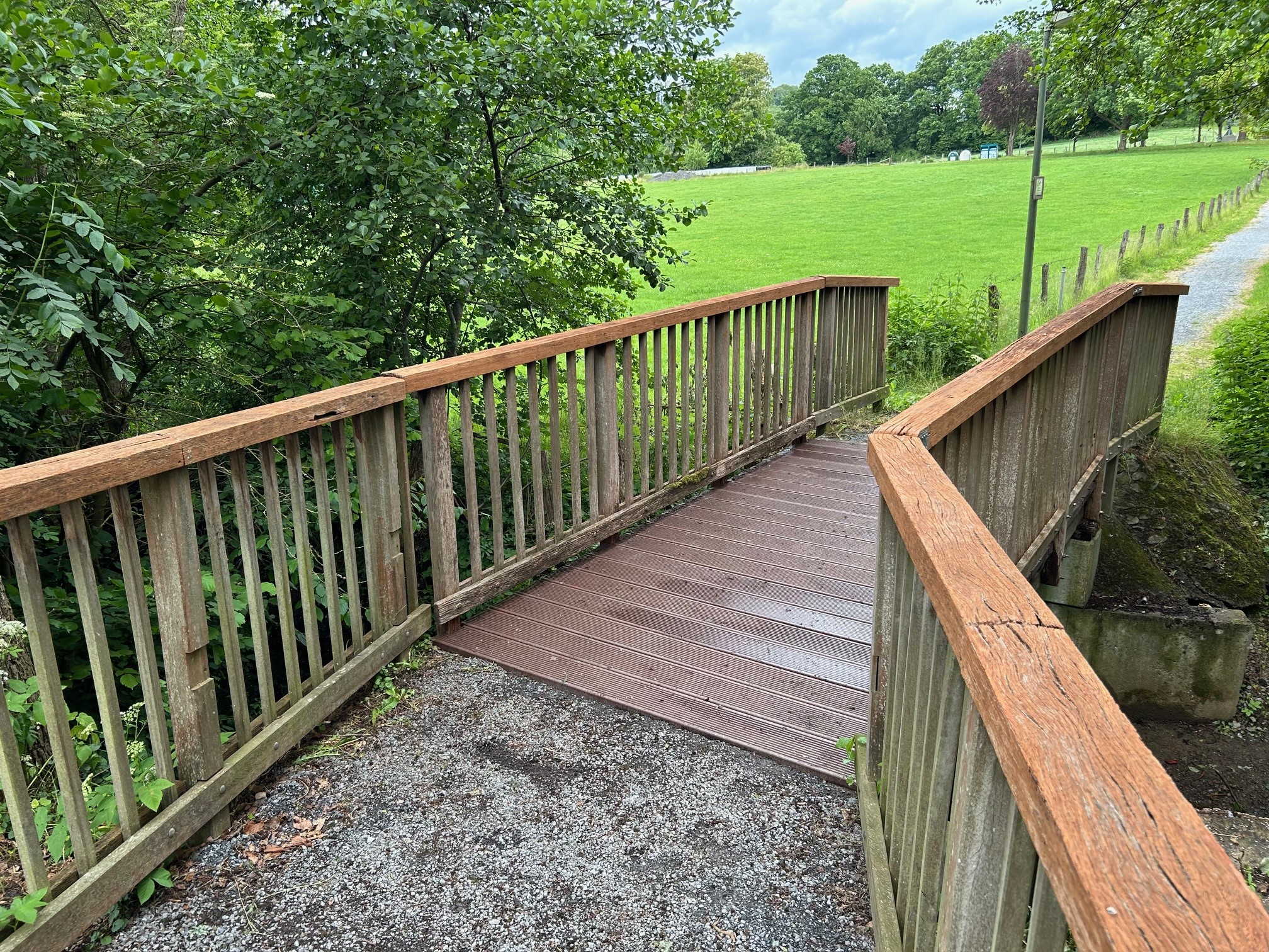 Fußgängerbrücke Niederbergheim: 