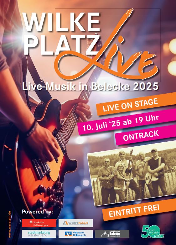 Erstmalig neues Konzept unter dem Namen „Wilkeplatz Live“ in Warstein-Belecke