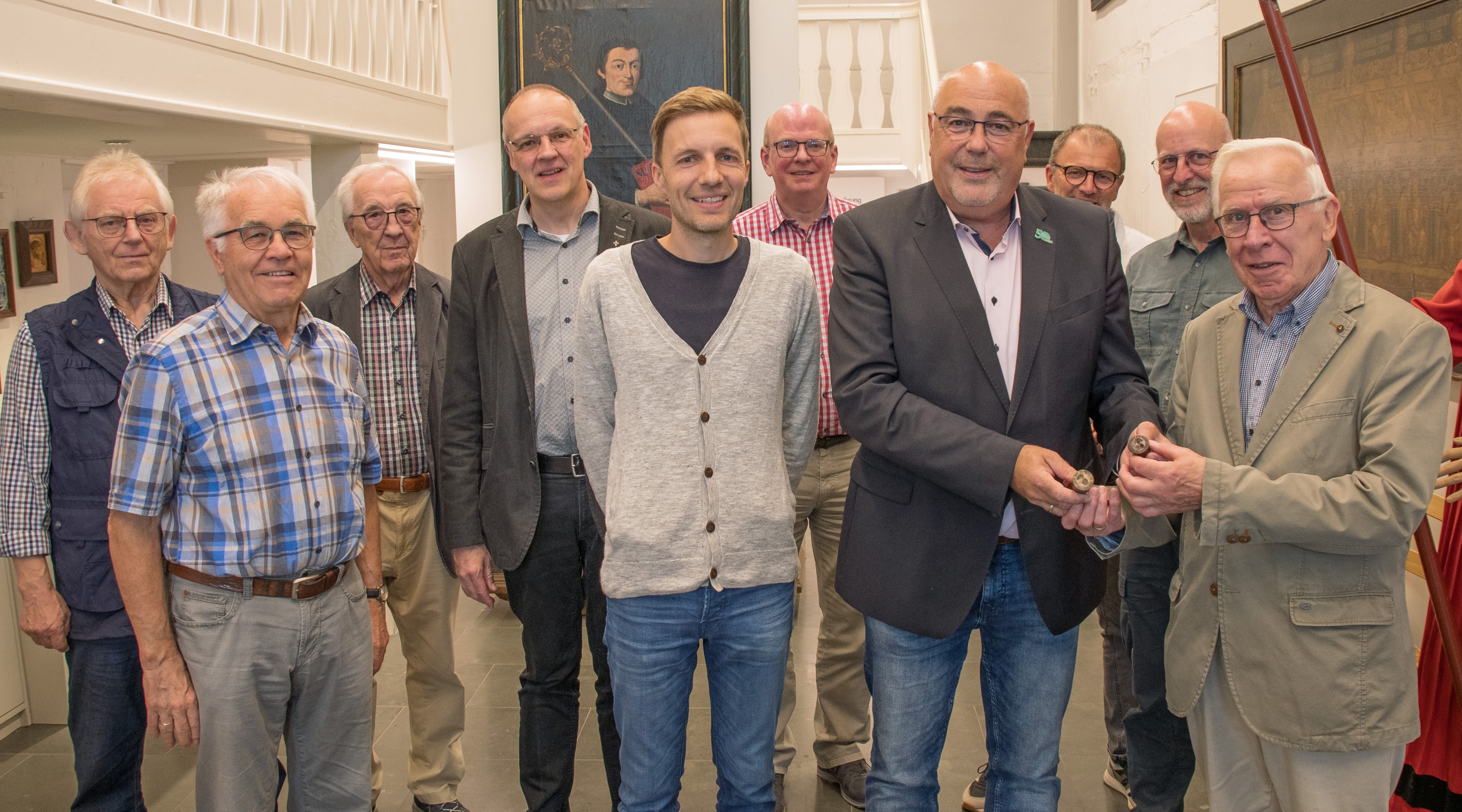 Übergabe der Siegelstempel der Stadt Belecke an das Stadtmuseum Schatzkammer Propstei Belecke: 