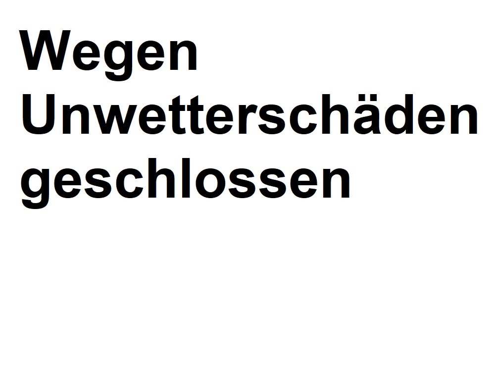 Schäden am Wertstoffhof durch Unwetter 