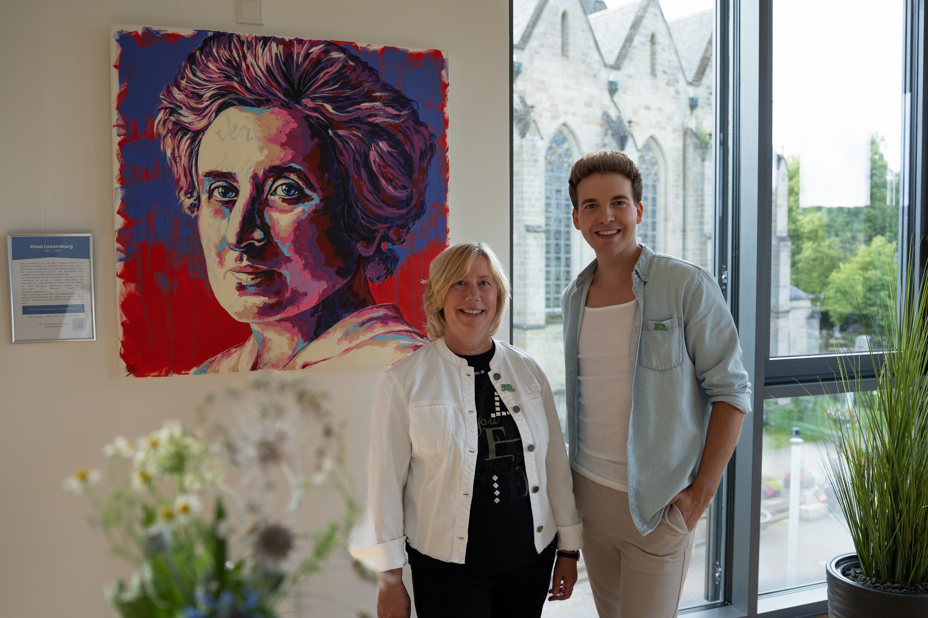 „Frauen und Demokratie“ beim Kleinen KunstSommer im Rathaus: