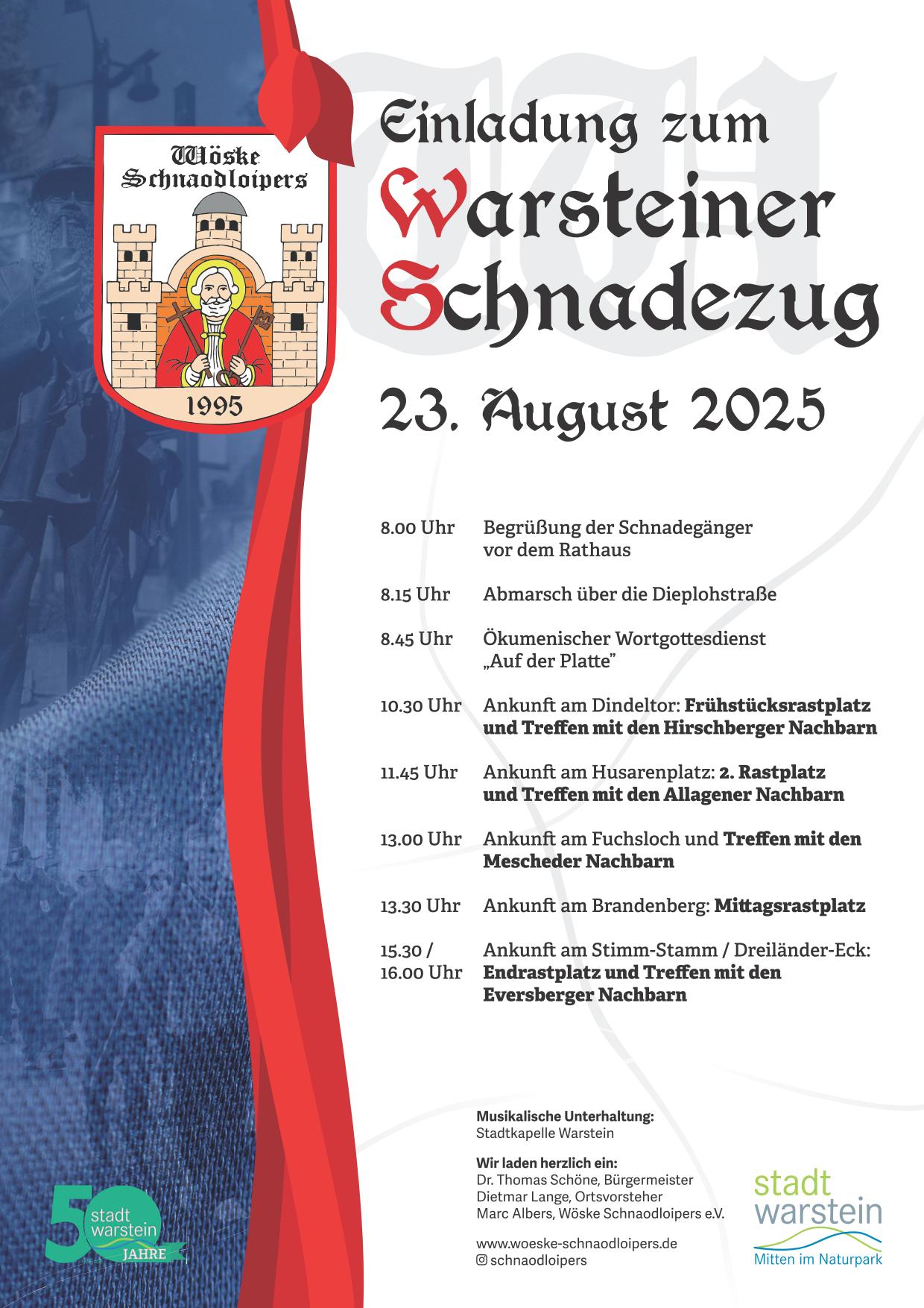 Volles Programm beim Schnadezug Warstein: 
