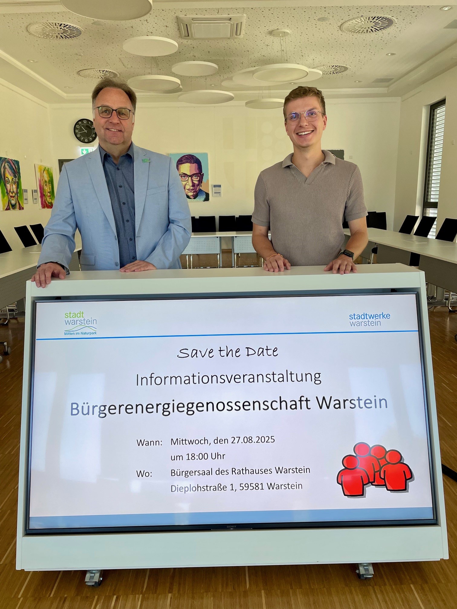 Geplante Gründung einer Bürgerenergiegenossenschaft: 