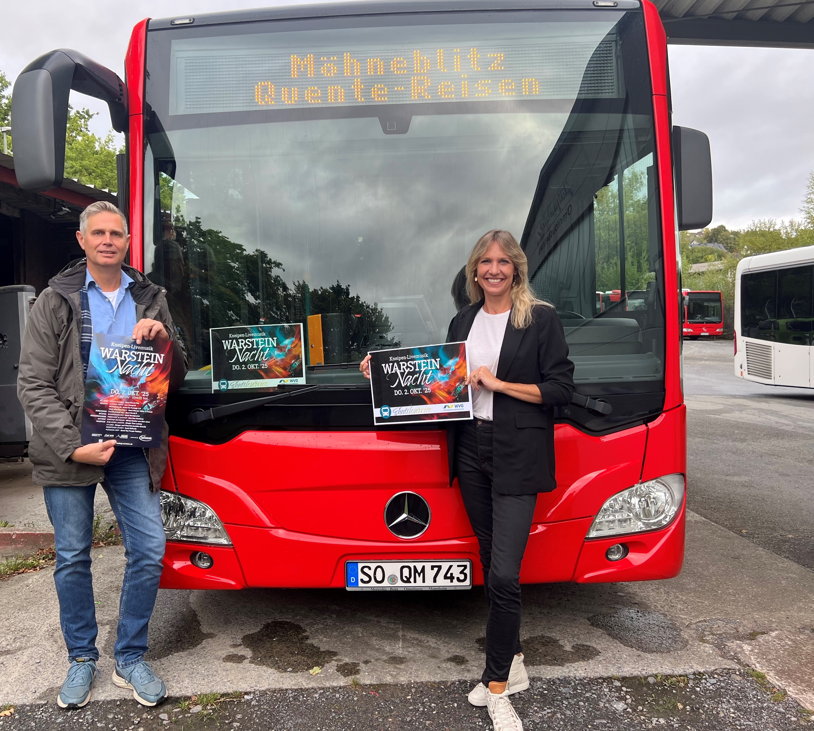 WVG Pendelbus bei WarsteinNacht