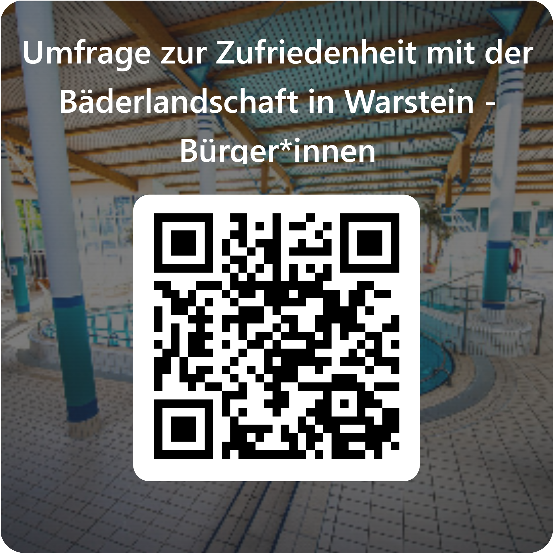 QR-Code Bäderumfrage
