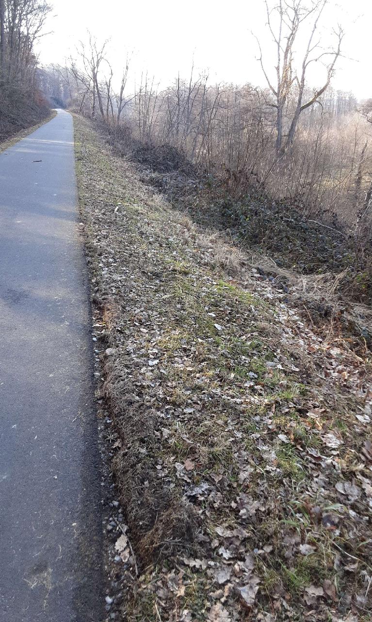 Absturzsicherung am Möhnetalradweg 