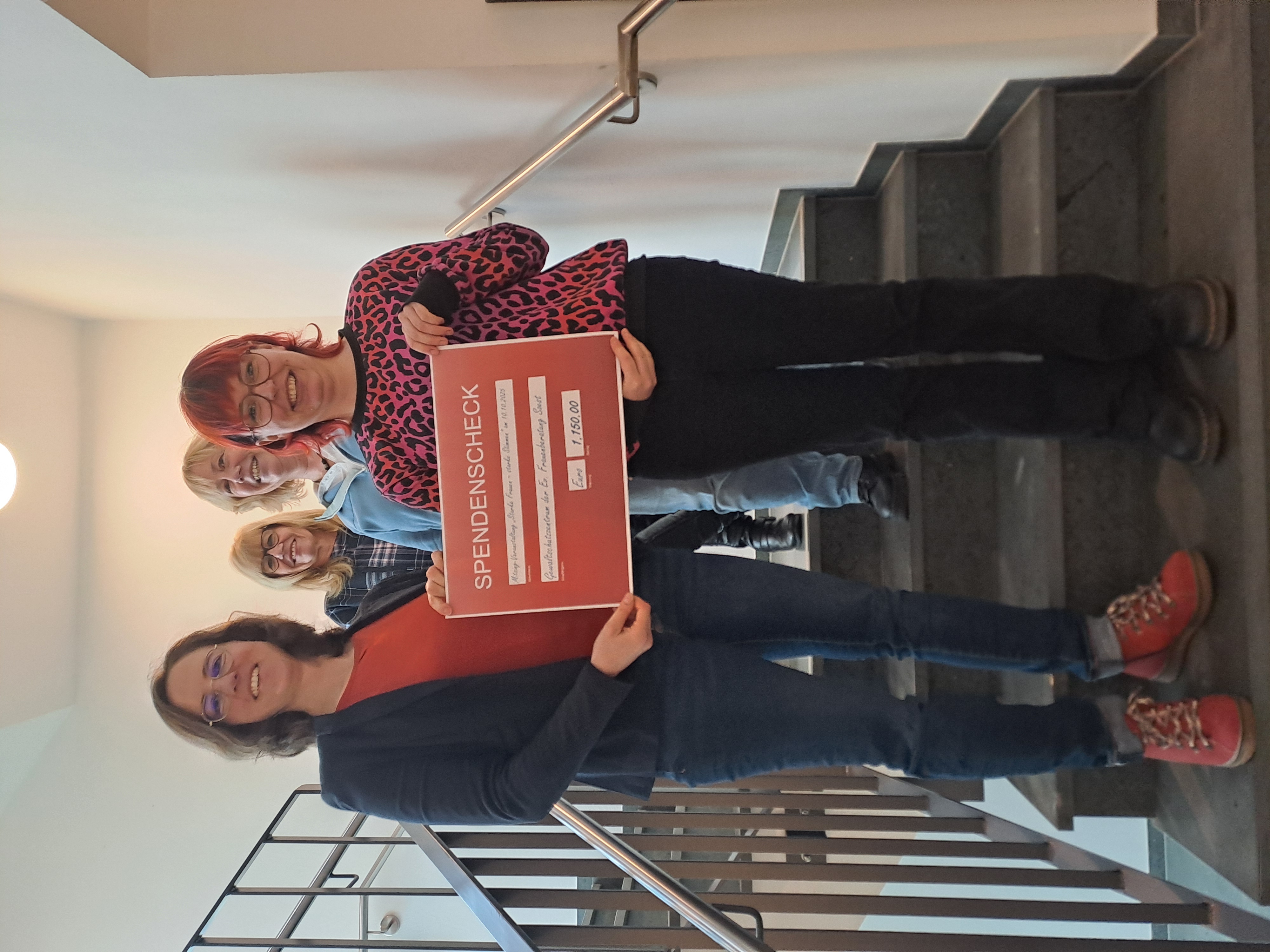 Spende für das Gewaltschutzzentrum für den Kreis Soest: Spende für das Gewaltschutzzentrum für den Kreis Soest: