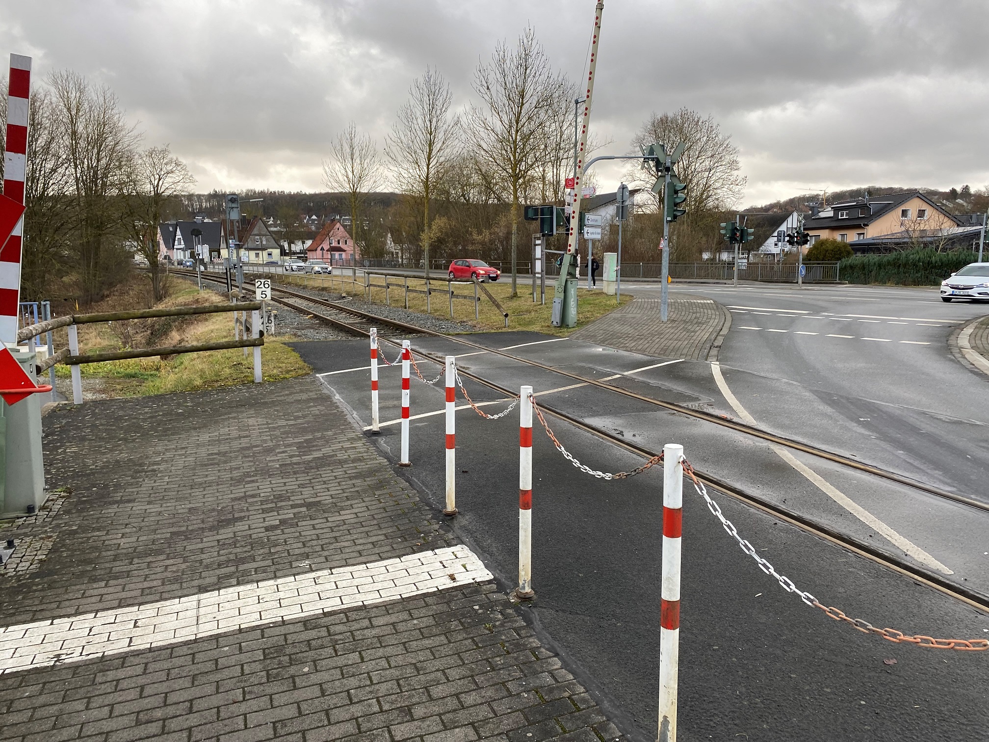Sanierung Bahnübergang startet Dienstag: