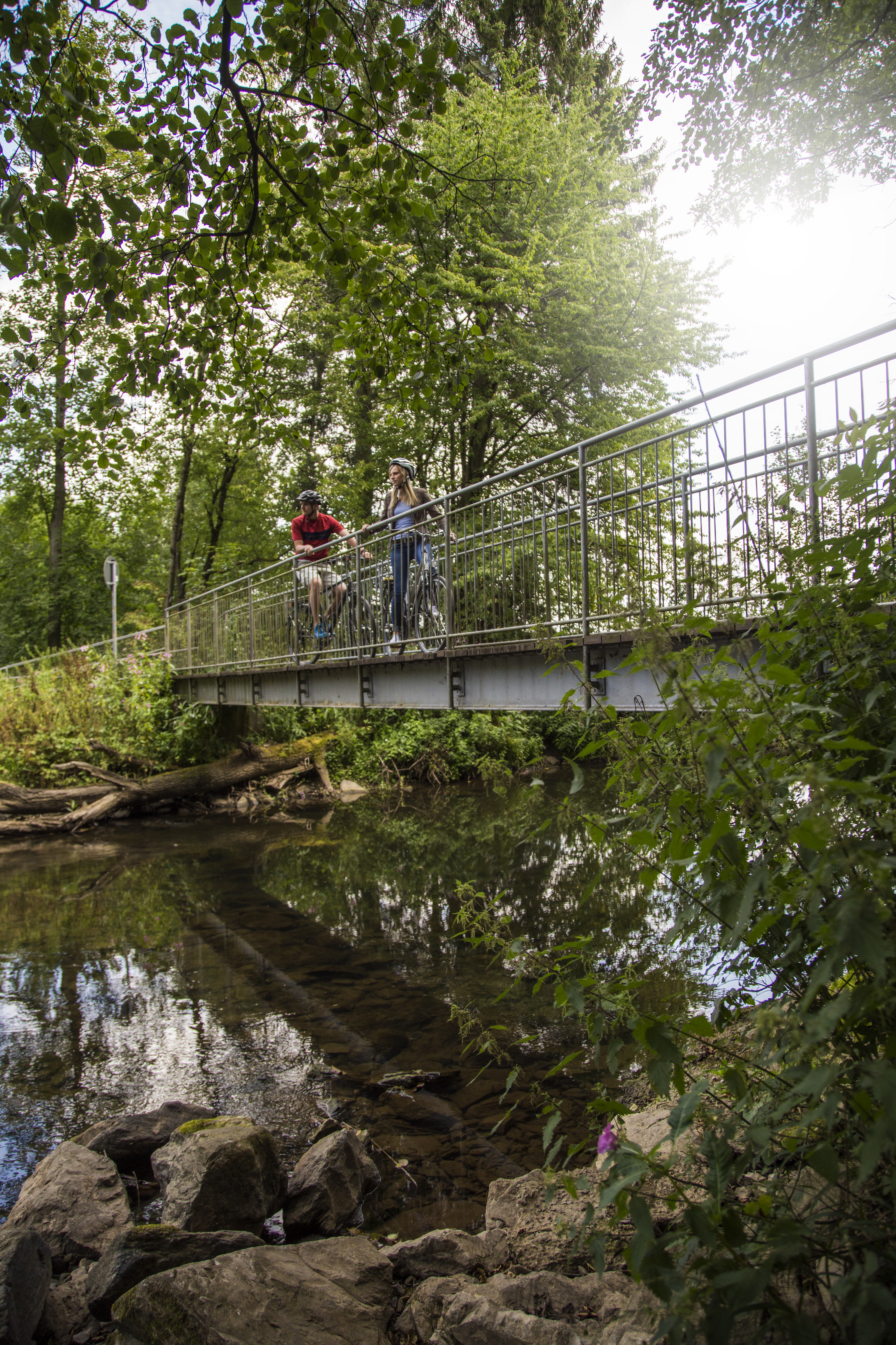 Radfahren auf dem Möhnetalradweg