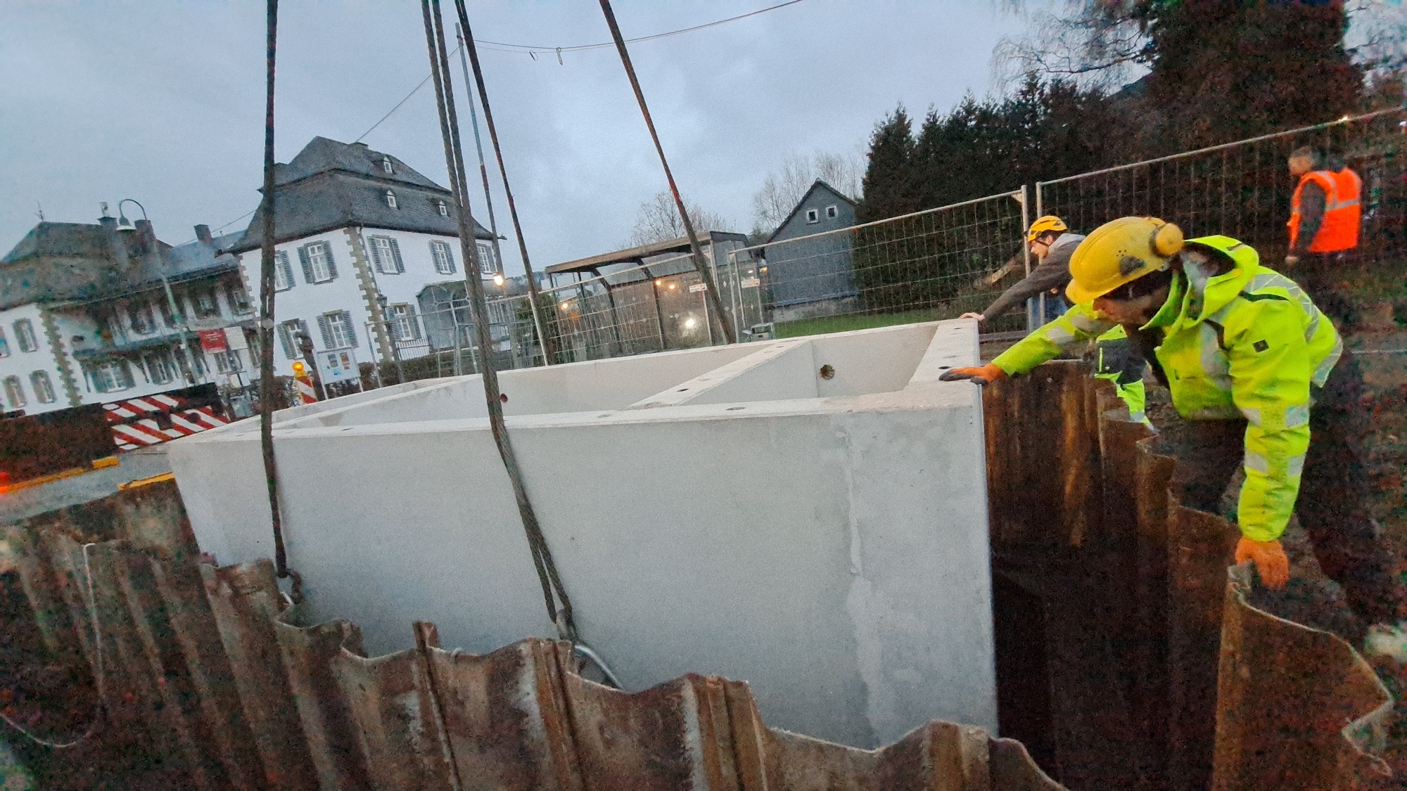 Drosselbauwerk an der B55 Drosselbauwerk an der B55