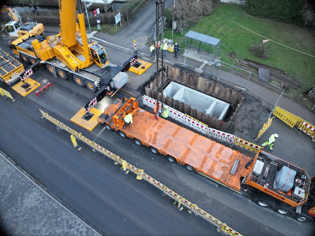 Drosselbauwerk an der B55 Drosselbauwerk an der B55