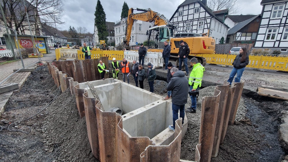 Vorstellung des neuen Drosselbauwerks Vorstellung des neuen Drosselbauwerks