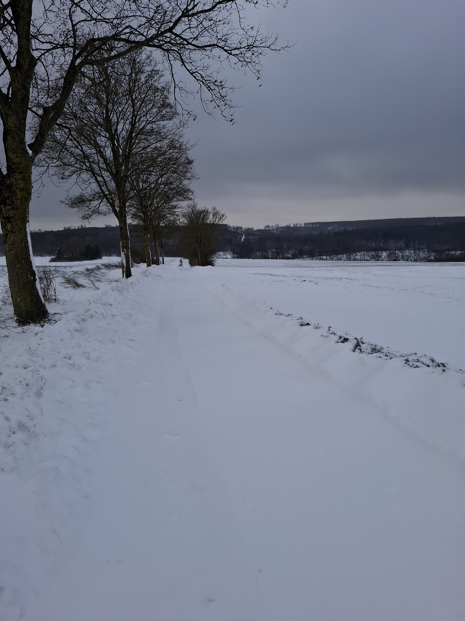 Winterliche Verhältnisse im Stadtgebiet Warstein: 