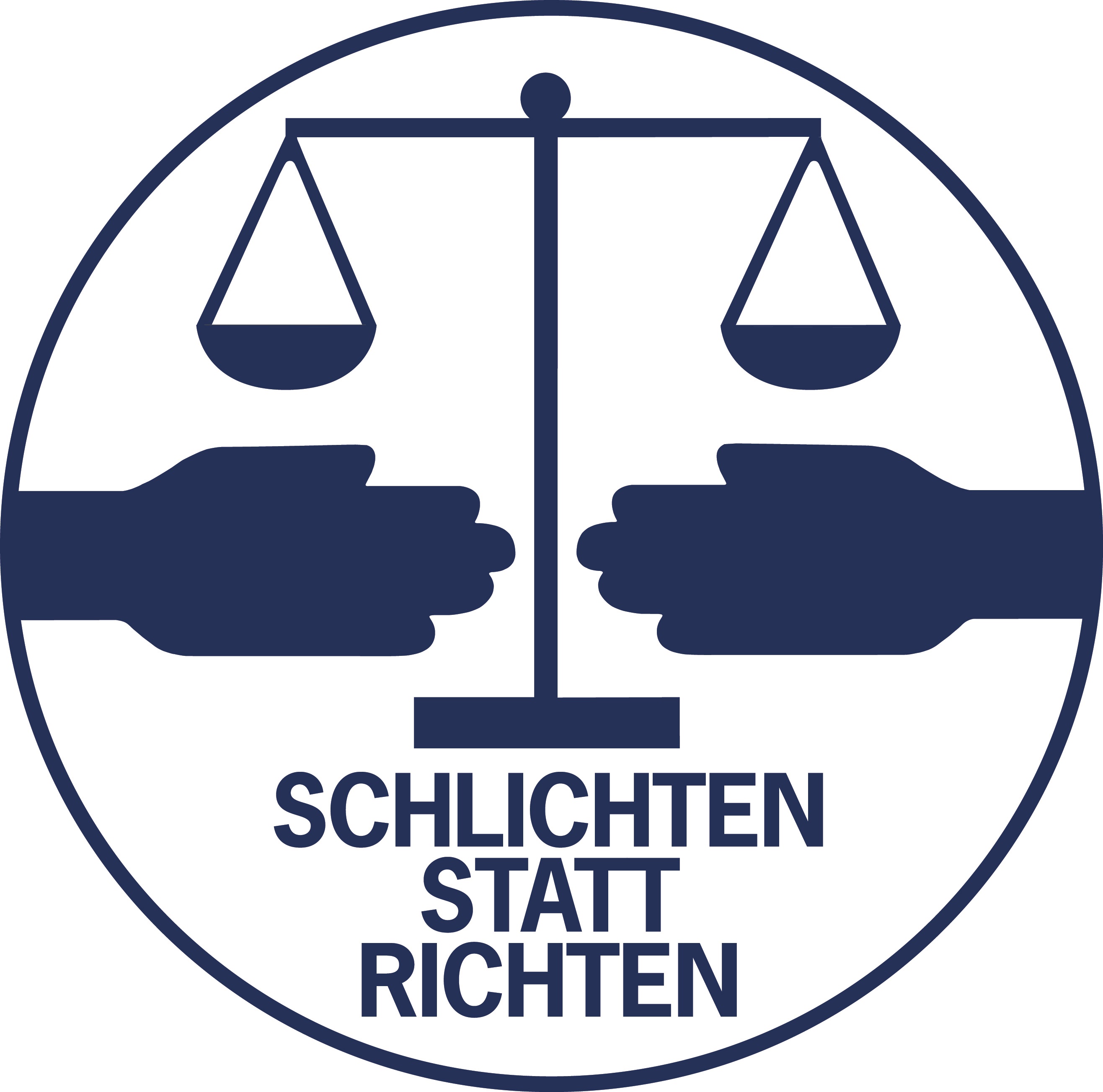 Logo schlichten statt richten Logo schlichten statt richten