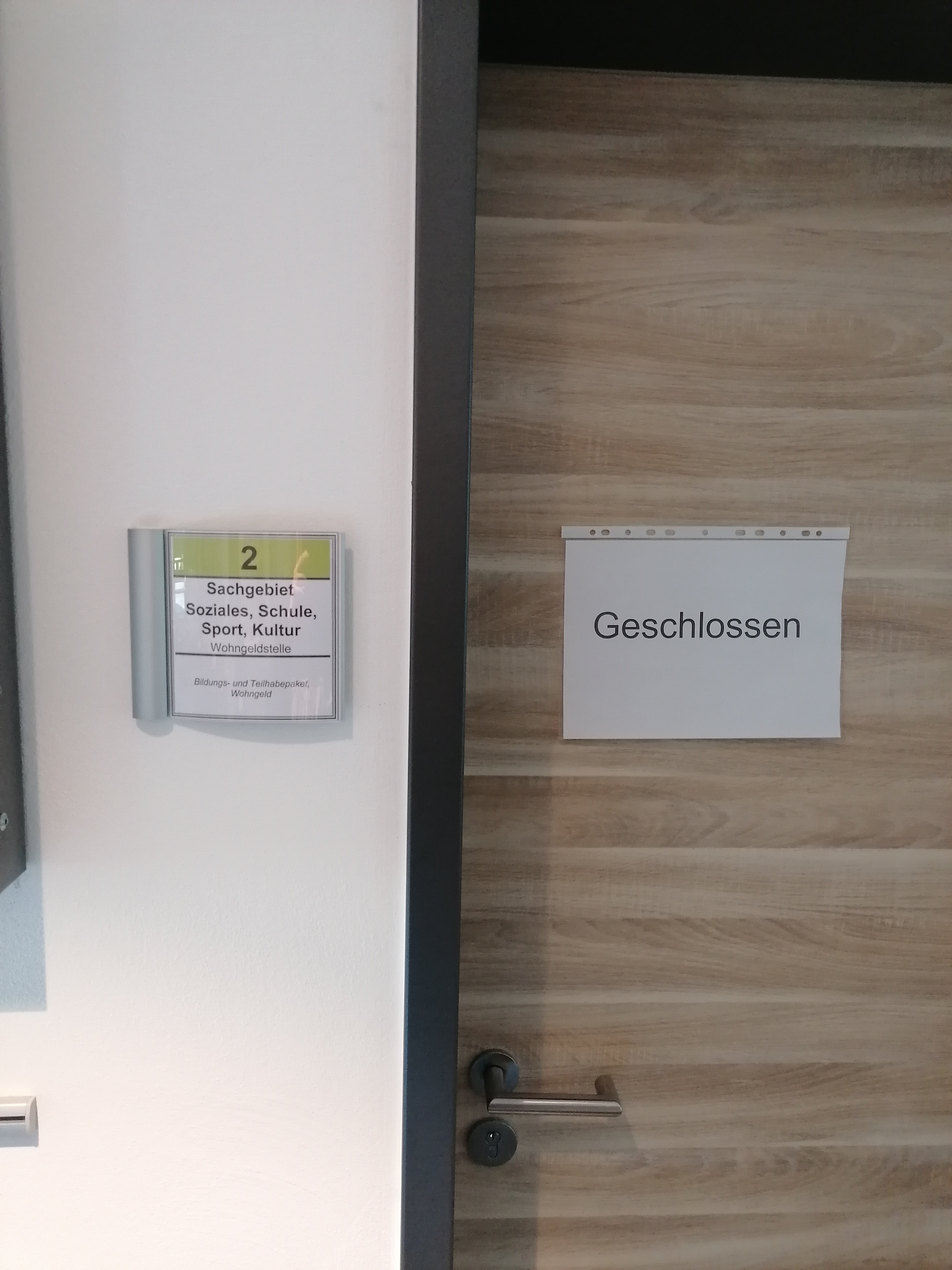 Wohngeldstelle der Stadt Warstein kurzzeitig geschlossen