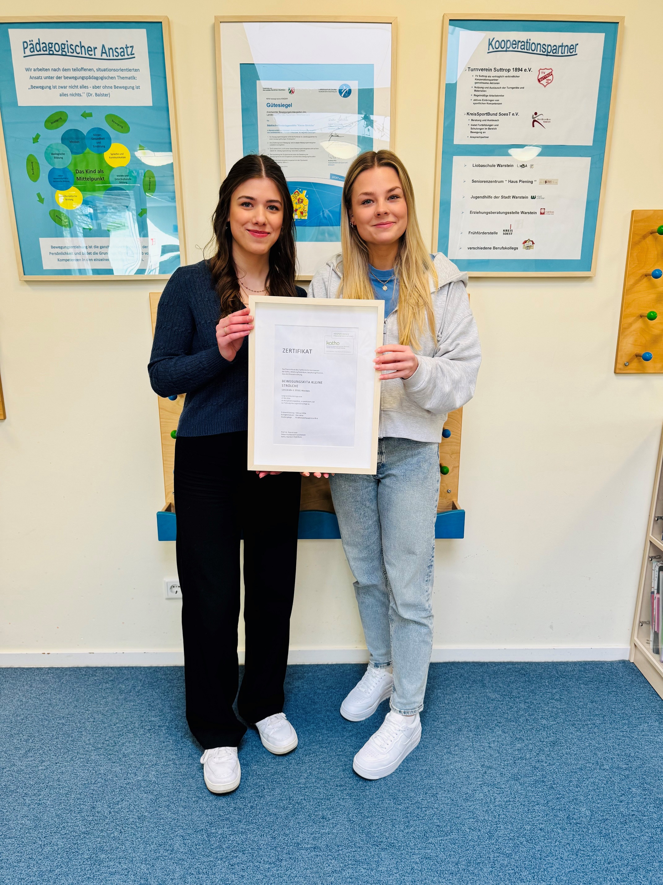 Berufspraktikantin im dualen Bachelorstudiengang „Kindheitspädagogik“: 