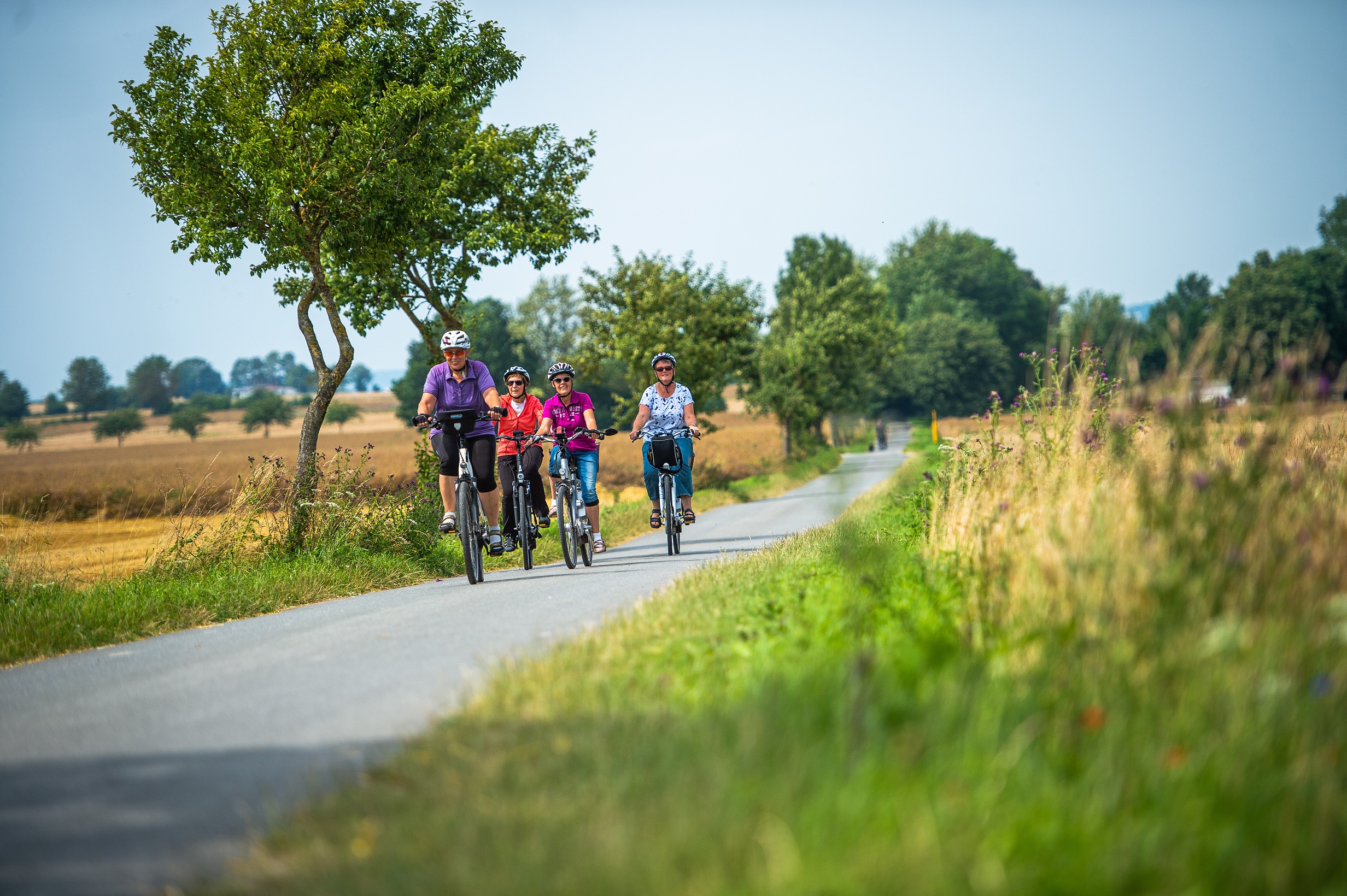 Anradeln in der Stadt Warstein: