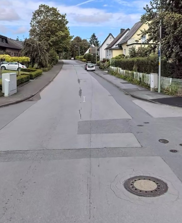 Soestweg vor der Deckensanierung: 