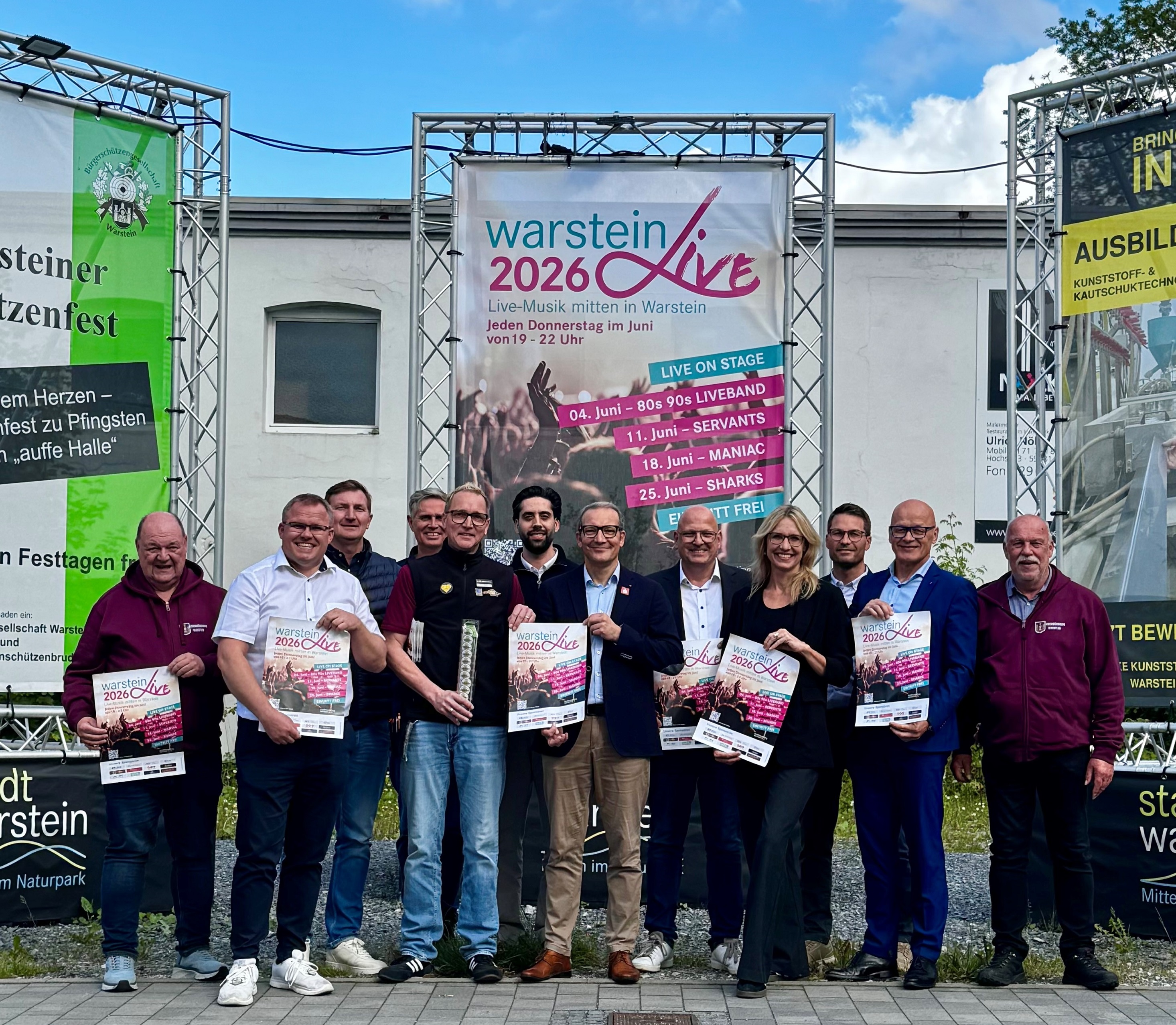 WarsteinLive – dank starkem Engagement der Sponsoren erneut kostenfrei