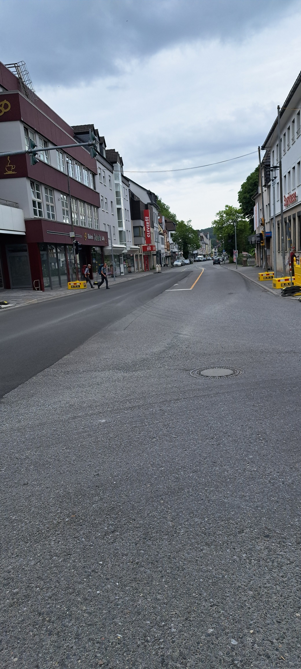 Baustelle Hauptstraße B55: Baustelle Hauptstraße B55:
