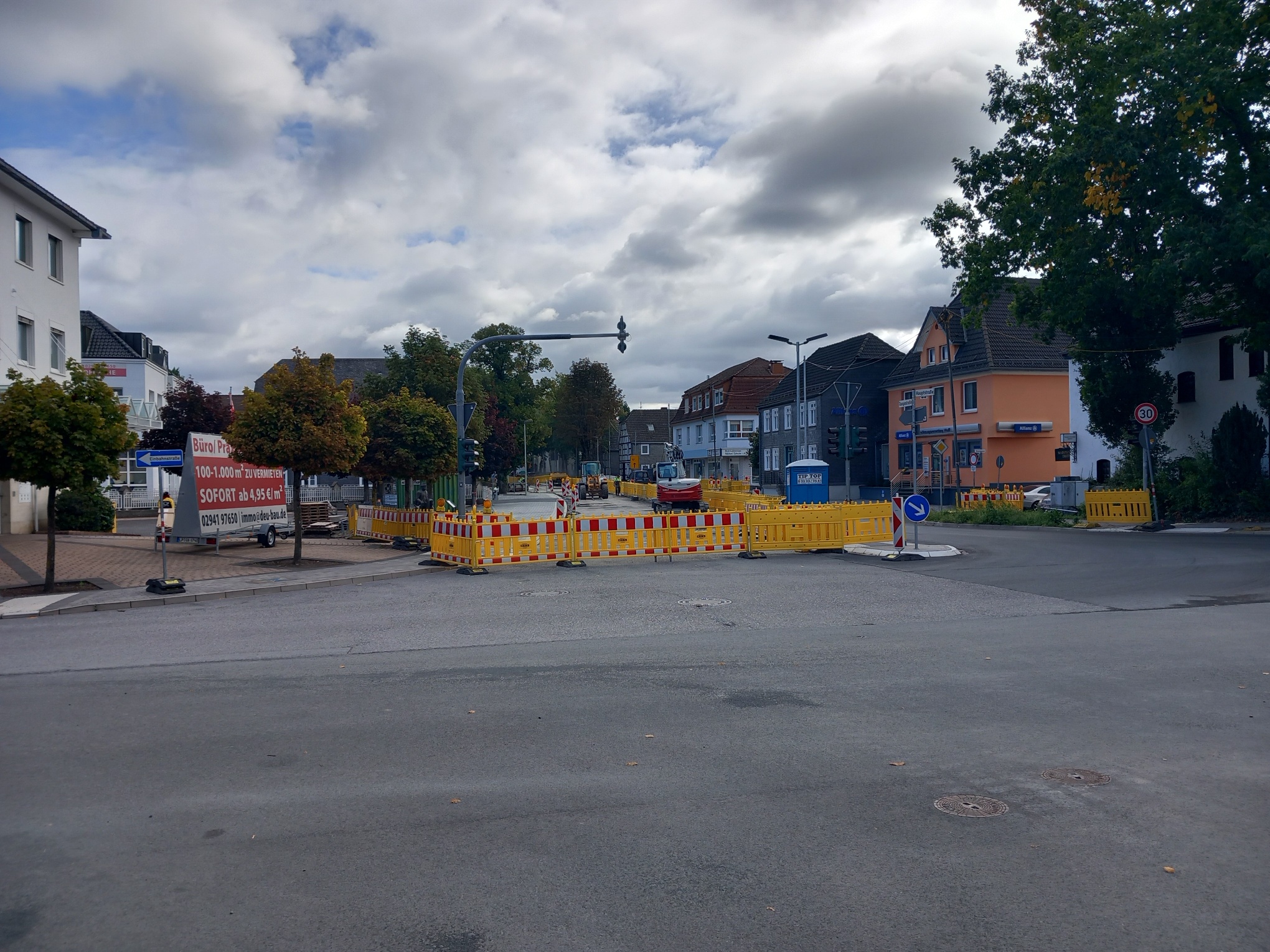 Die Baustelle an der Rangekreuzung geht in den letzten Abschnitt: Die Baustelle an der Rangekreuzung geht in den letzten Abschnitt: